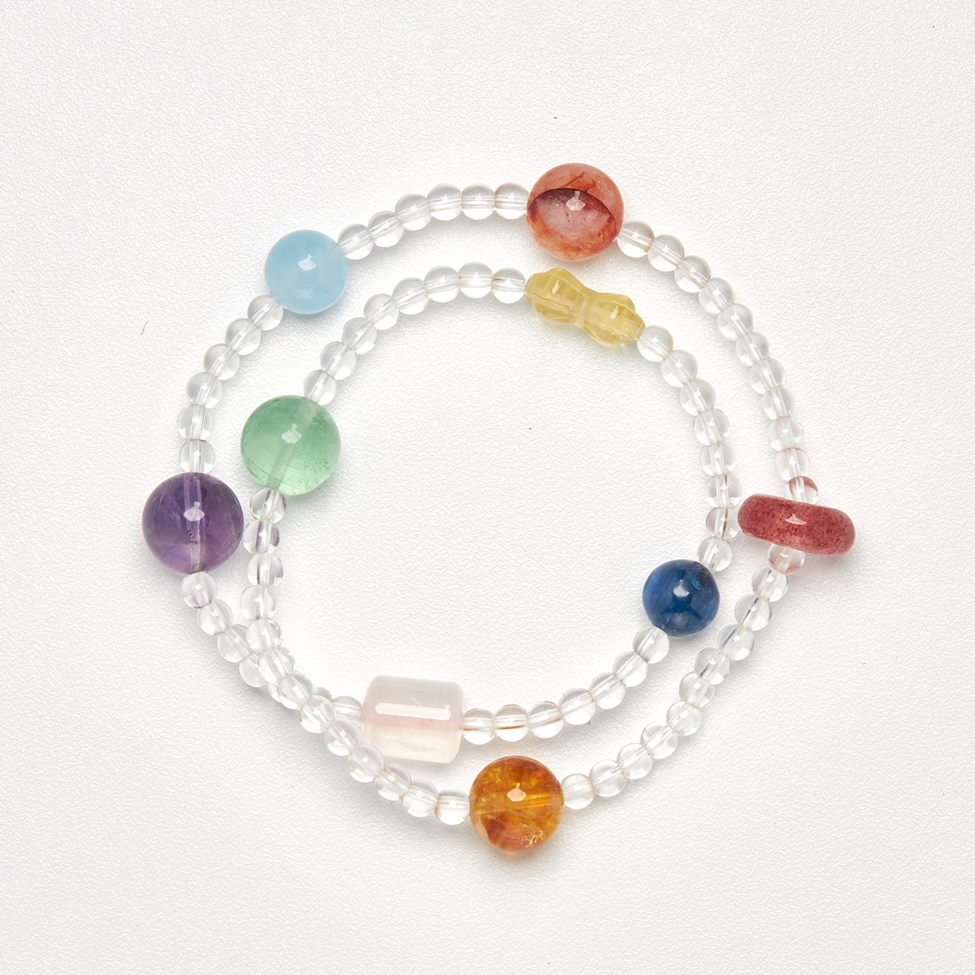 Aurora Blossom Double-Wrap Bracelet