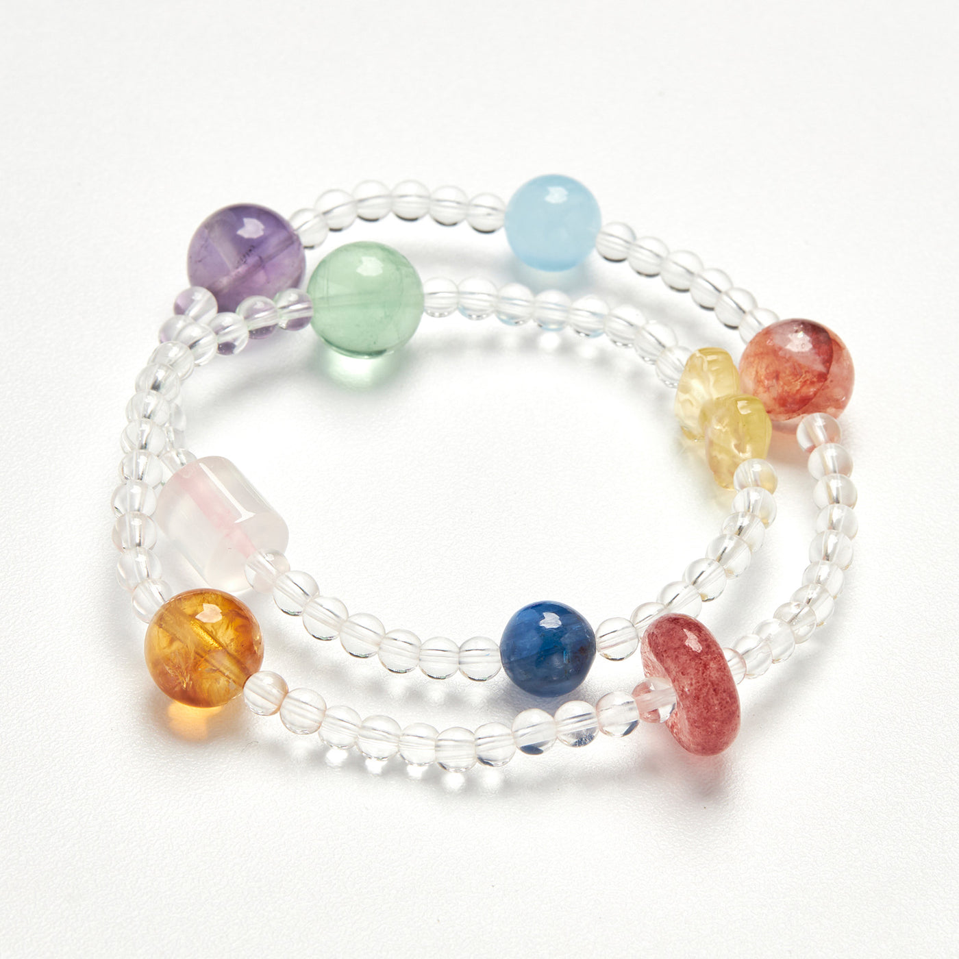 Aurora Blossom Double-Wrap Bracelet