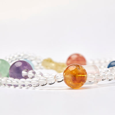 Aurora Blossom Double-Wrap Bracelet