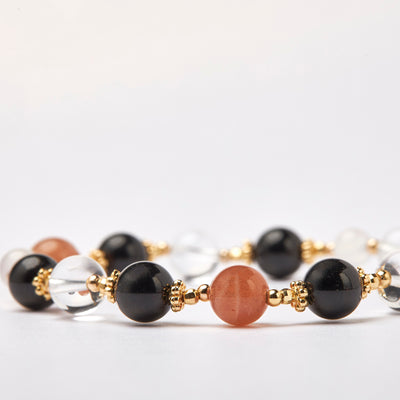 Solar Harmony Shield Bracelet