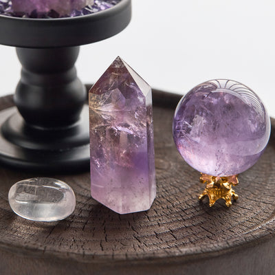 Amethyst Sanctuary Crystal Grid